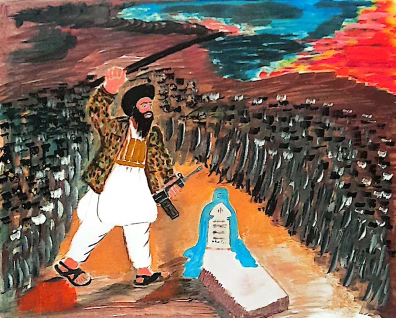 Paintings done by Mahboba Mushtaq